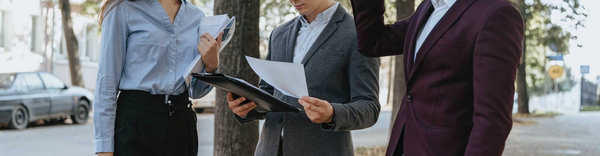 People with formal attire