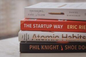 Stack of books to read